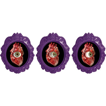Dark Academia Heart Hanging Lenticular Decorations