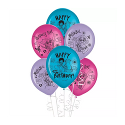 Encanto Printed Latex Balloons 12in, 6pcs