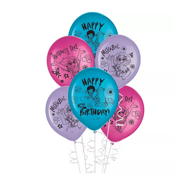 Encanto Printed Latex Balloons 12in, 6pcs