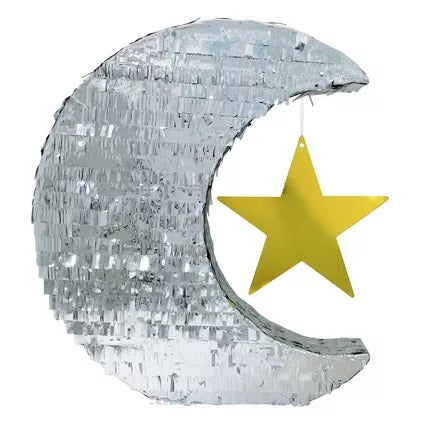 Deluxe Moon with Star Dangle Piñata