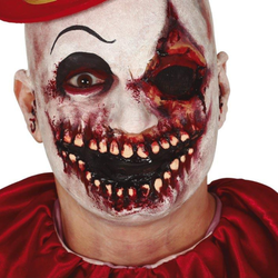 Latex Mouth Scar with Adhesive Tape 15cm