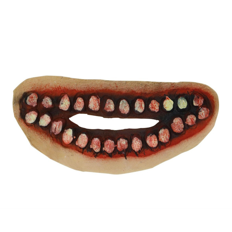 Latex Mouth Scar with Adhesive Tape 15cm