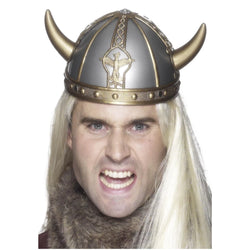 Adult Viking PVC Helmet with Horns