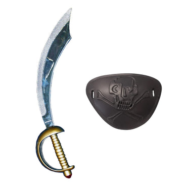 Adult Pirate Eyepatch and Sword 18in
