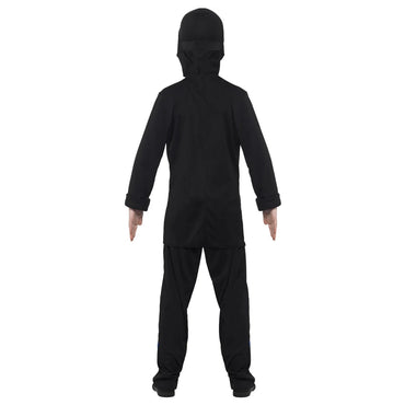 Ninja Assassin Black and Blue Costume