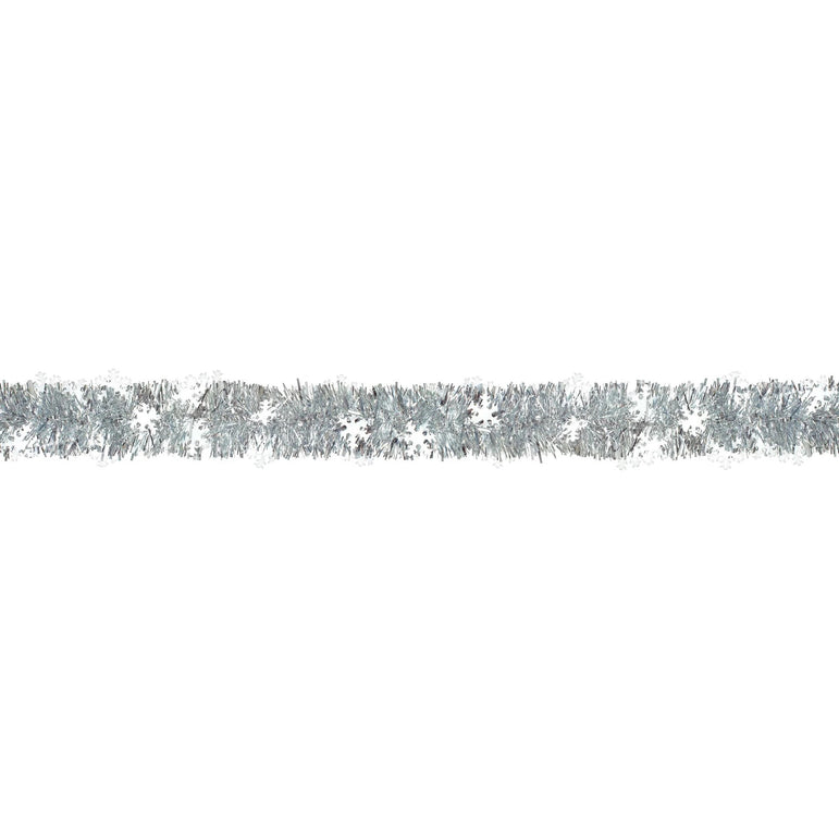 Snowflake Boa Tinsel Garland