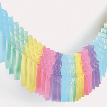 Pastel Tissue Garland Decorations