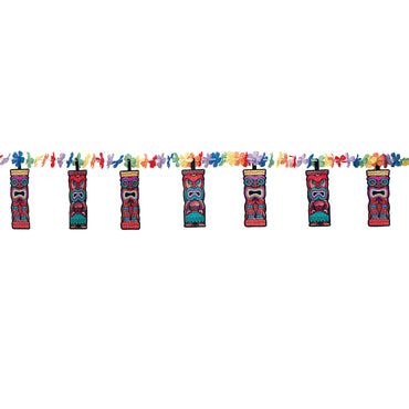 Tiki Flower Lei Garland 7.5ft