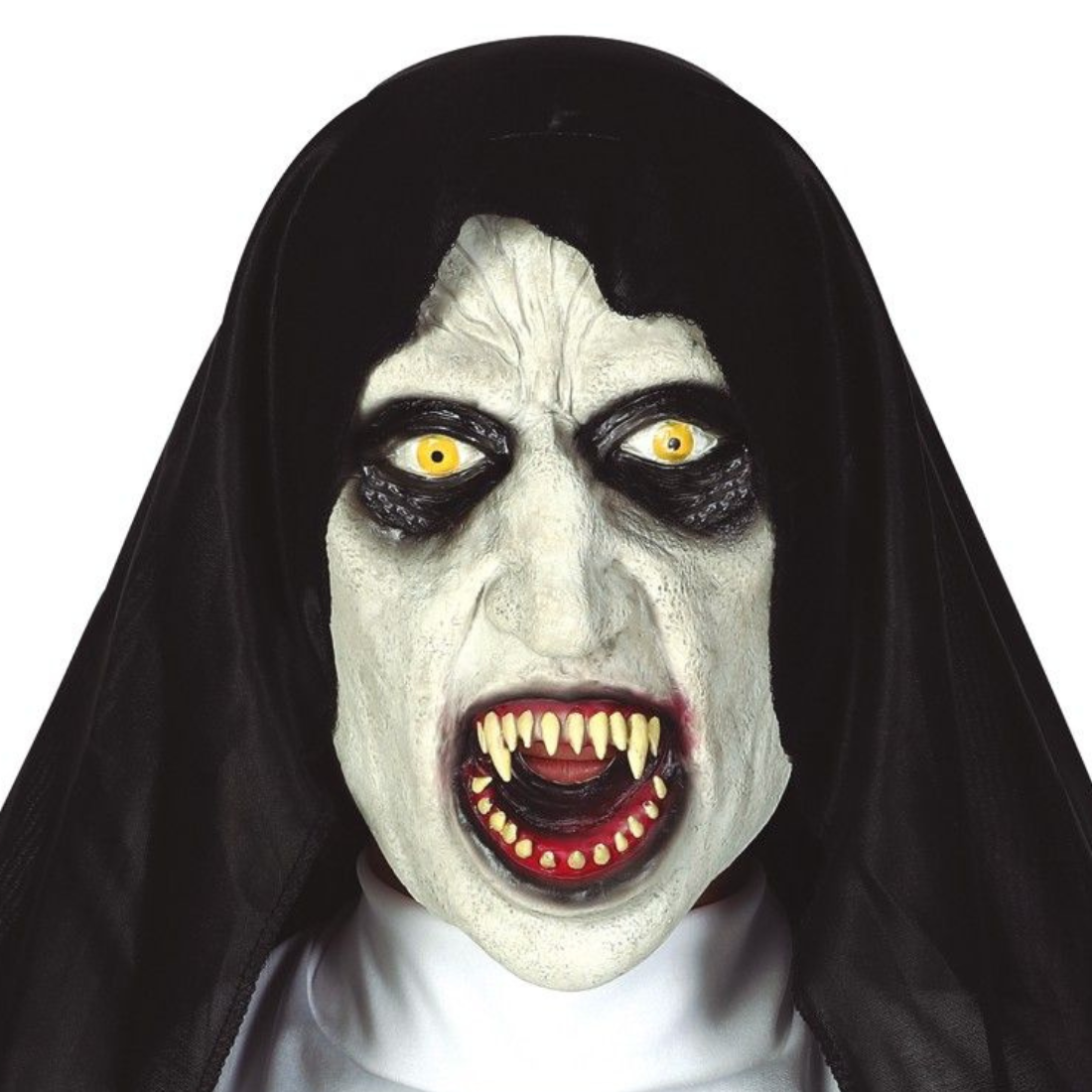 Latex Synister Nun Mask