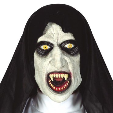 Latex Synister Nun Mask