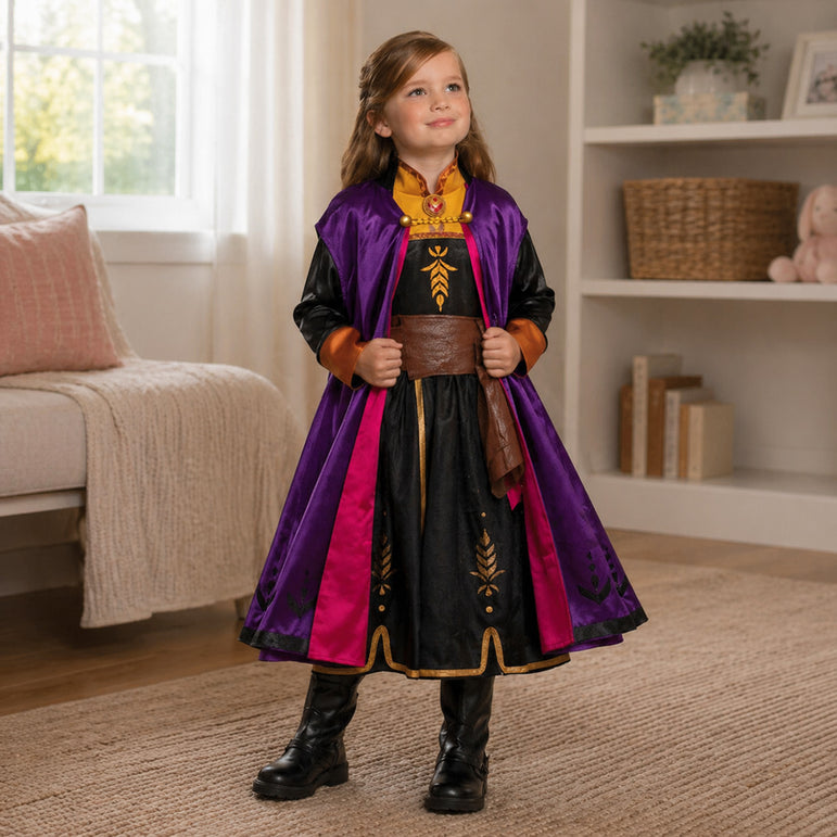 Child Anna Frozen II Deluxe Costume
