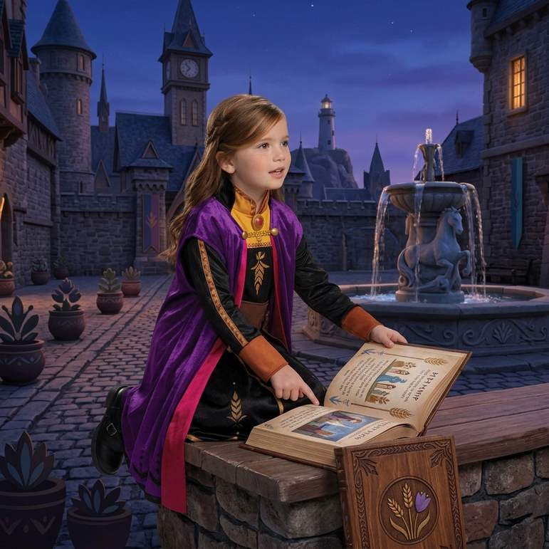Child Anna Frozen II Deluxe Costume