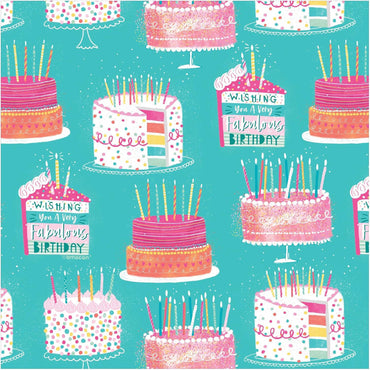 All Over Cakes Paper Jumbo Gift Wrap