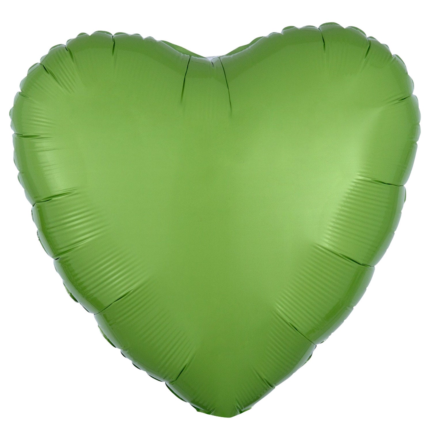 Kiwi Green Decorator Heart  Foil Balloon 18in
