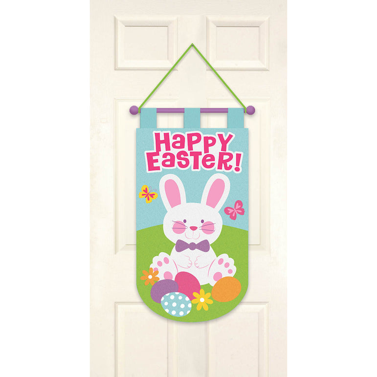 Easter Door Banner Party Felt Hanging Decoration