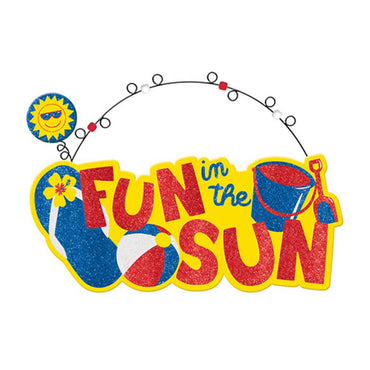 Fun In The Sun String Wire Sign
