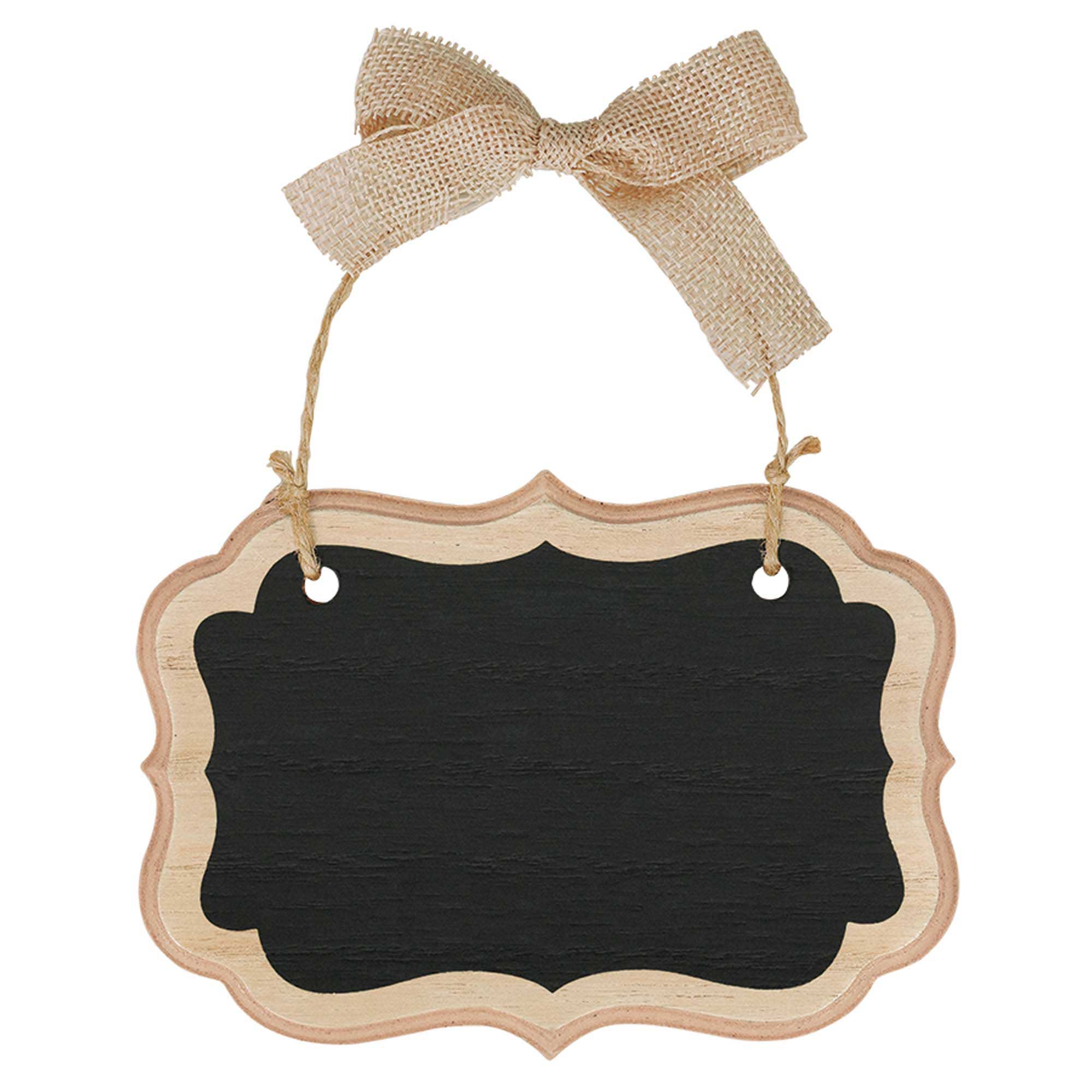 Wedding Chalkboard Sign Natural 4in x 5.50in