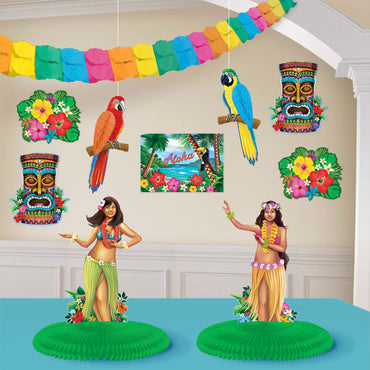 Summer Luau Room Decorating Kit