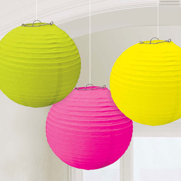 Summer Neon Paradise Paper Lantern Decoration