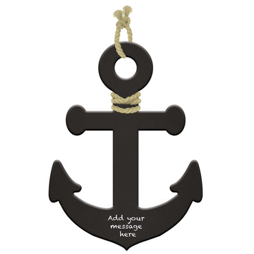 Anchors Aweigh Nautical Chalkboard Sign
