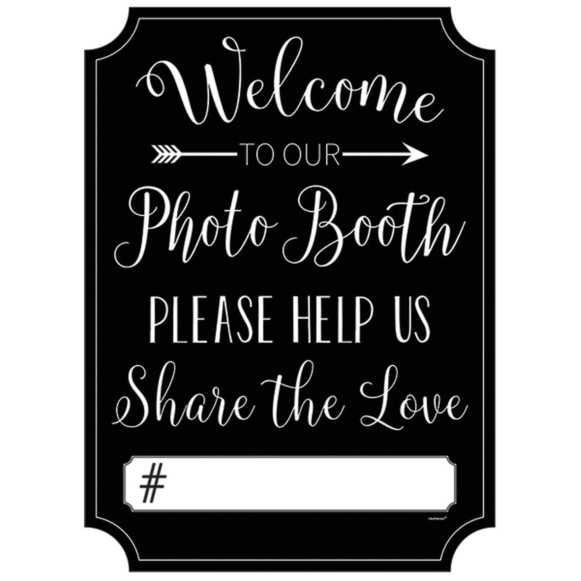 Wedding Photo Booth Sign Cardboard
