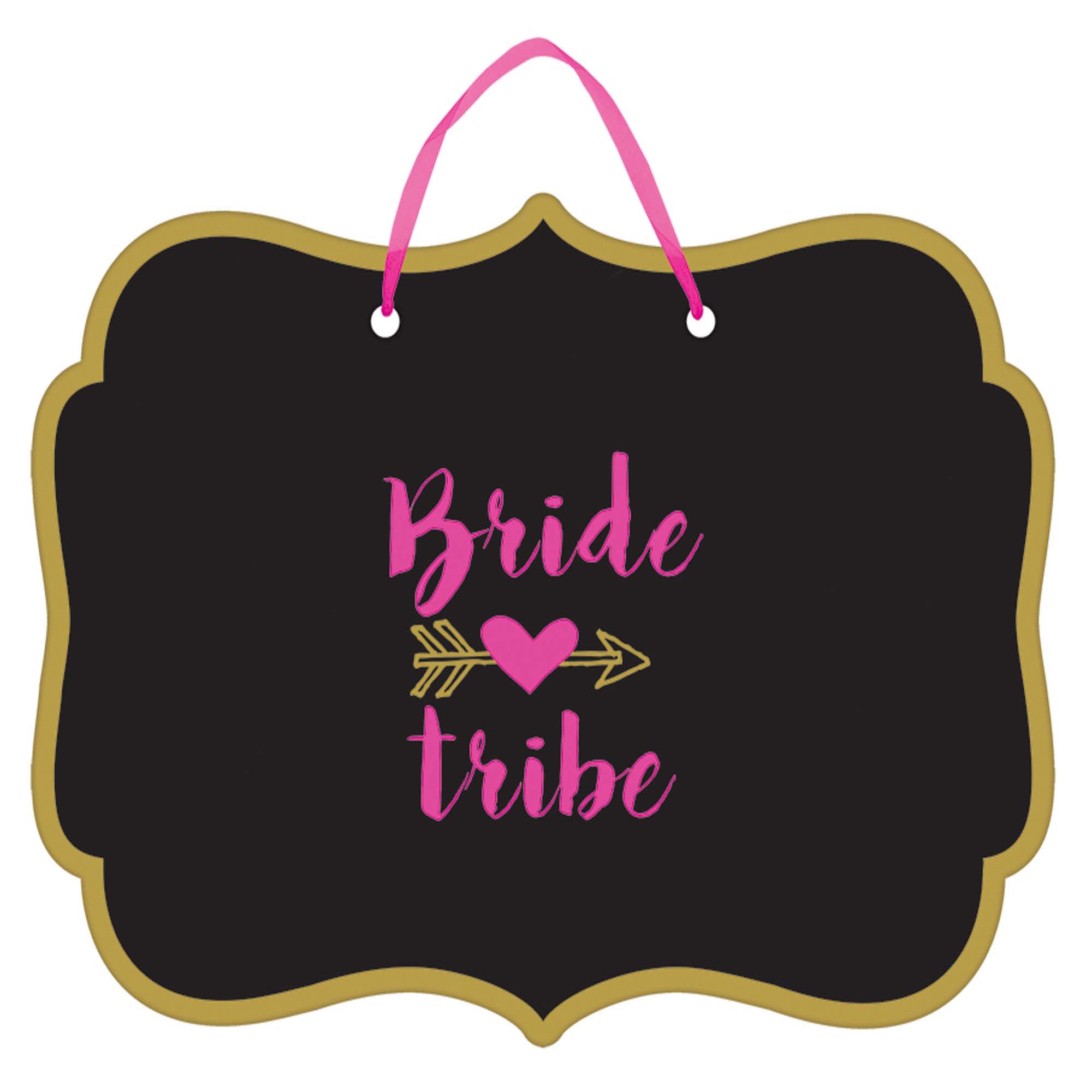 Bride Tribe Chalkboard Sign With Hanger