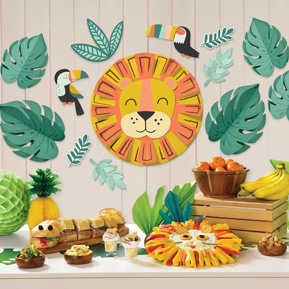 Get Wild Birthday Wall Decorating Kit