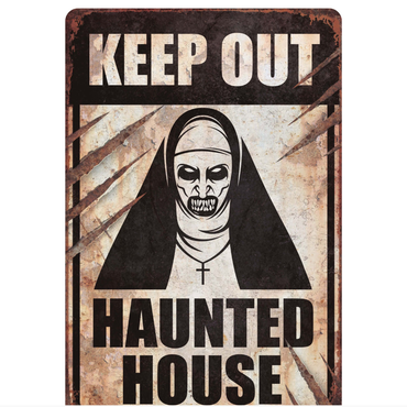 "Nun Killer" Sign 24x36cm