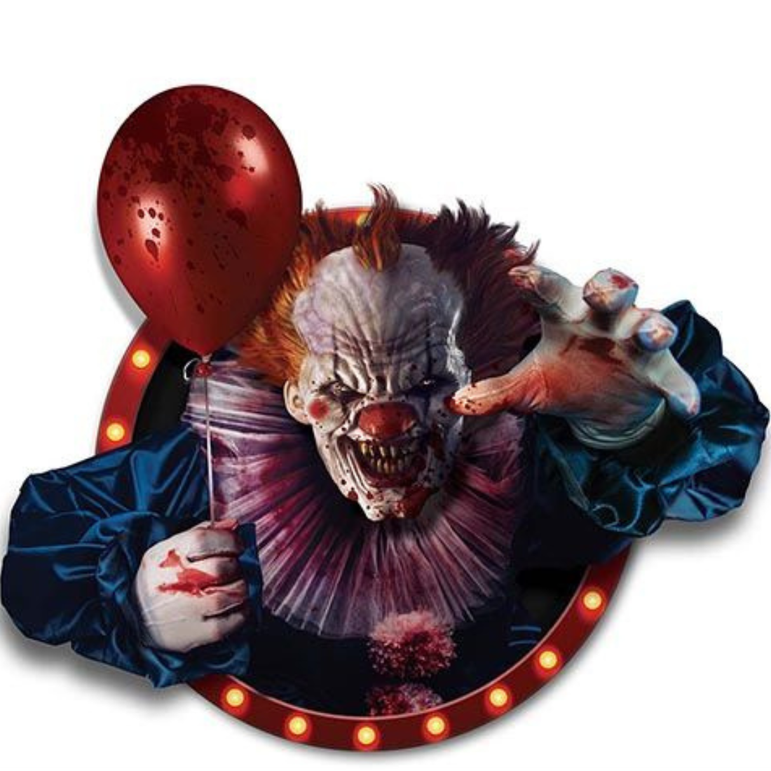 Clown Adhesive Wall Decoration 70X80cm