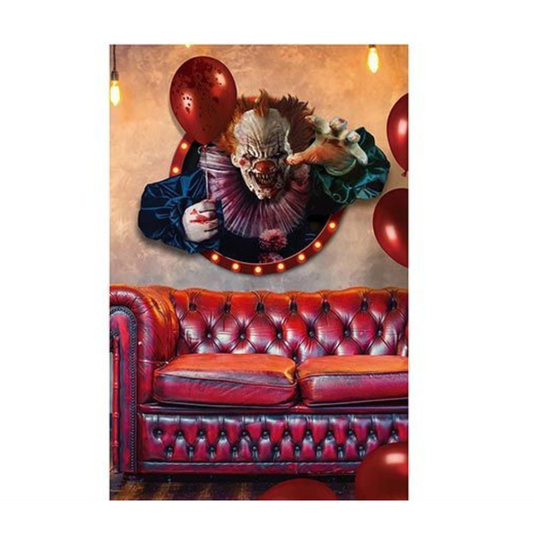 Clown Adhesive Wall Decoration 70X80cm