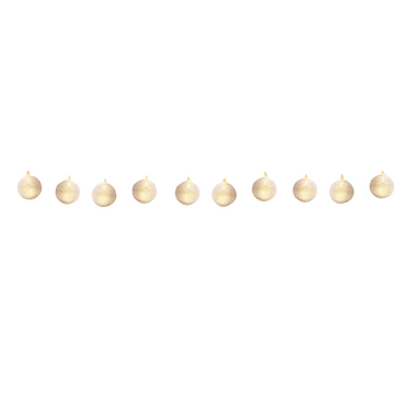 Cotton Balls White LED String Lights Decoration