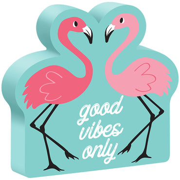 Mini Flamingos Standing Decoration