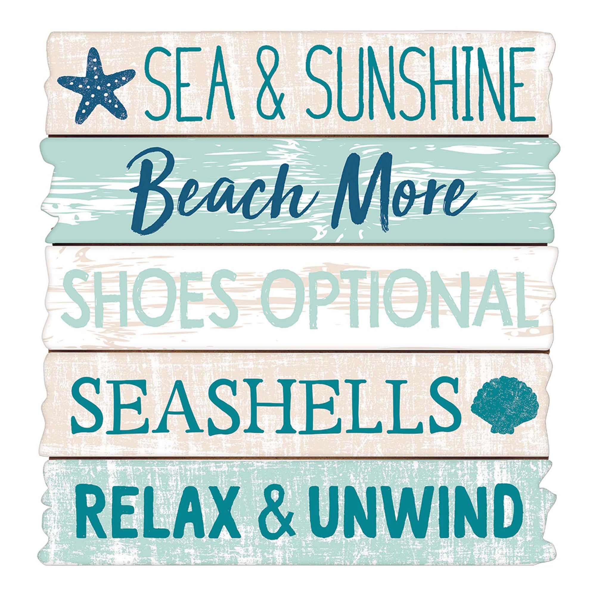 Beach Large Easel Back Standing Sign