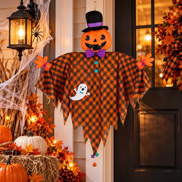 Pumpkin Fabric Hanging Decoration 48in