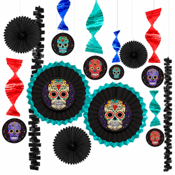 Day of the Dead Sugar Skull Room Decorating Kit