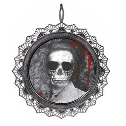 Scary Portrait Metal Sign 12in (Sold per piece)