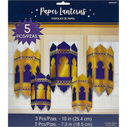 Ramadan Hot-Stamped Paper Lanterns