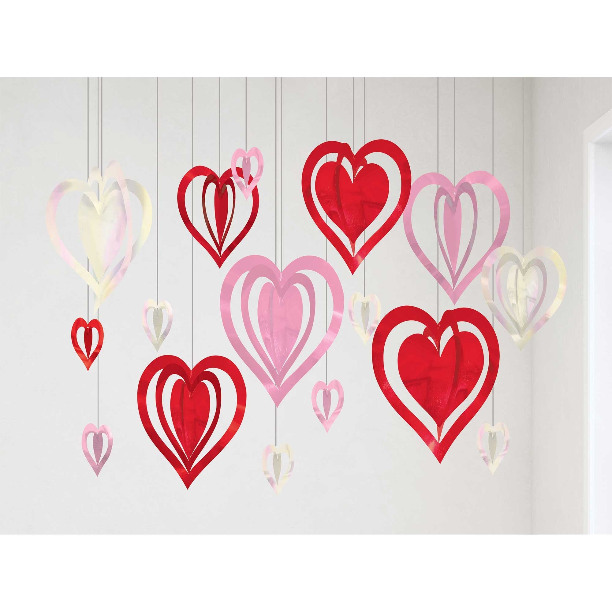 3d Heart Decorating Kit Foil & Plastic
