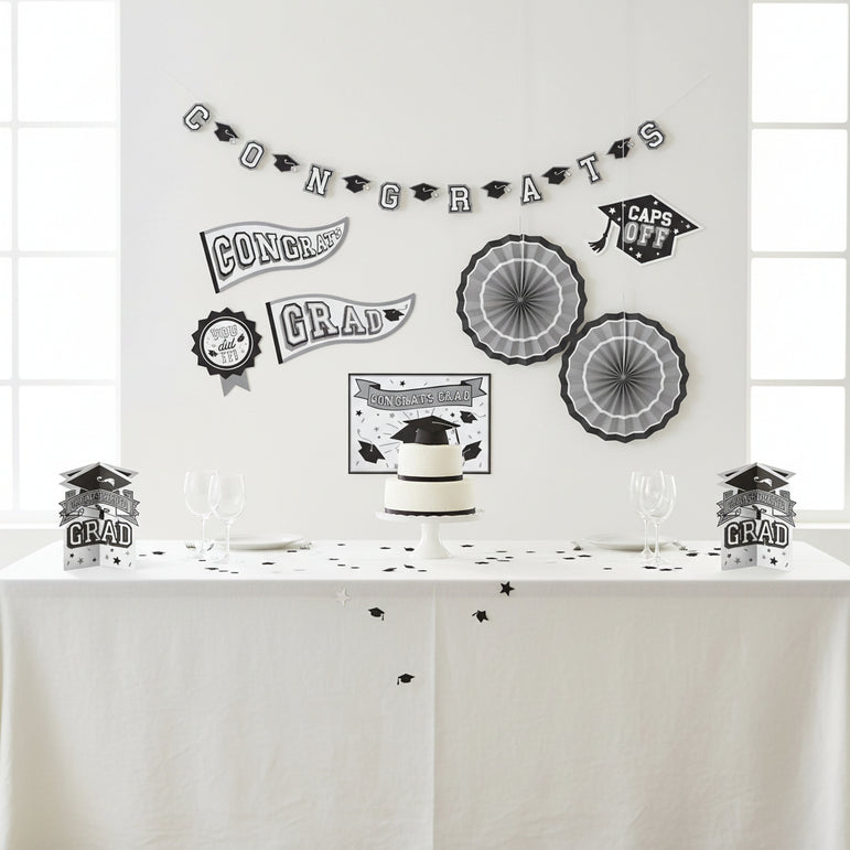 Frosty White Paper Decorating Kit Decoration 10pcs