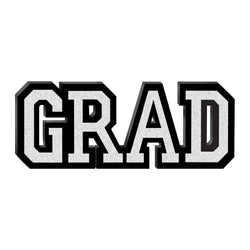 Frosty White Graduation Standing Sign Decoration