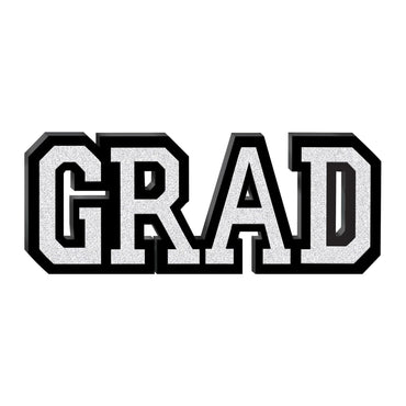 Frosty White Graduation Standing Sign Decoration