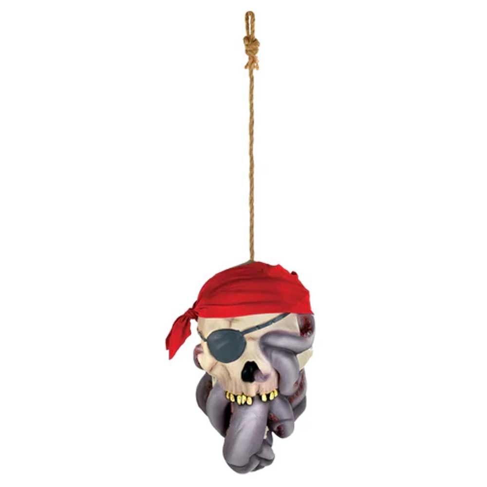 Pirate Hanging Head Prop with Rope