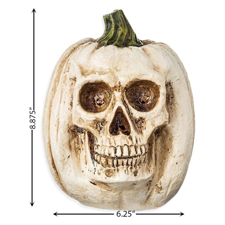 Scary Face Pumpkin Resin