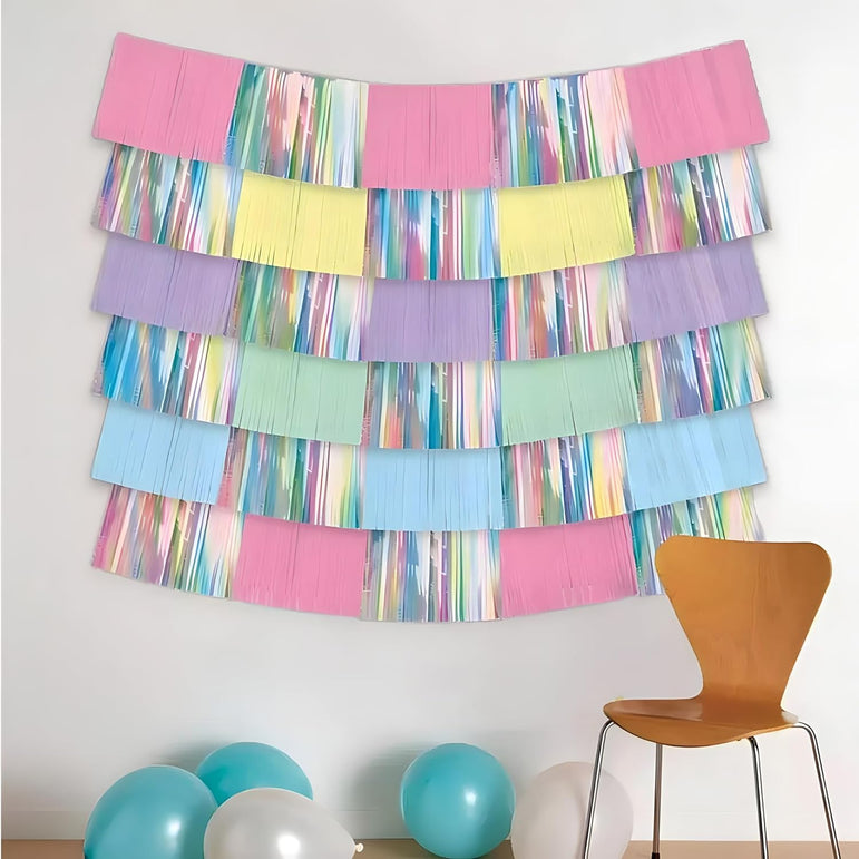 Pastel Fringe Backdrop Scene Setter