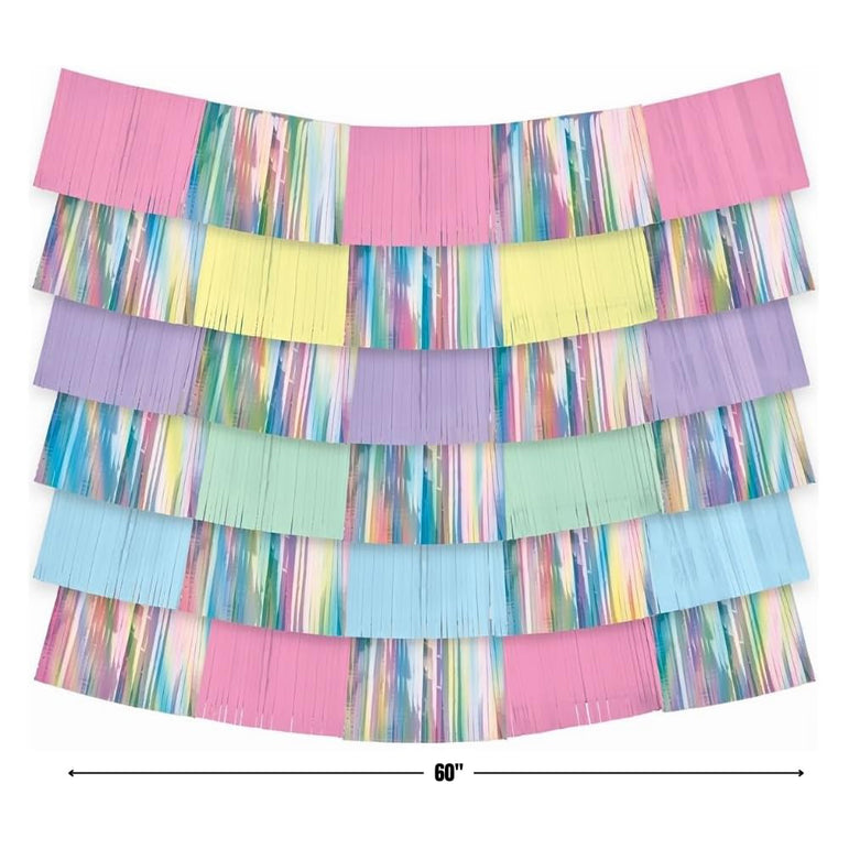 Pastel Fringe Backdrop Scene Setter