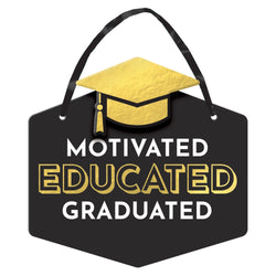 Grad Mini Message Sign Decoration