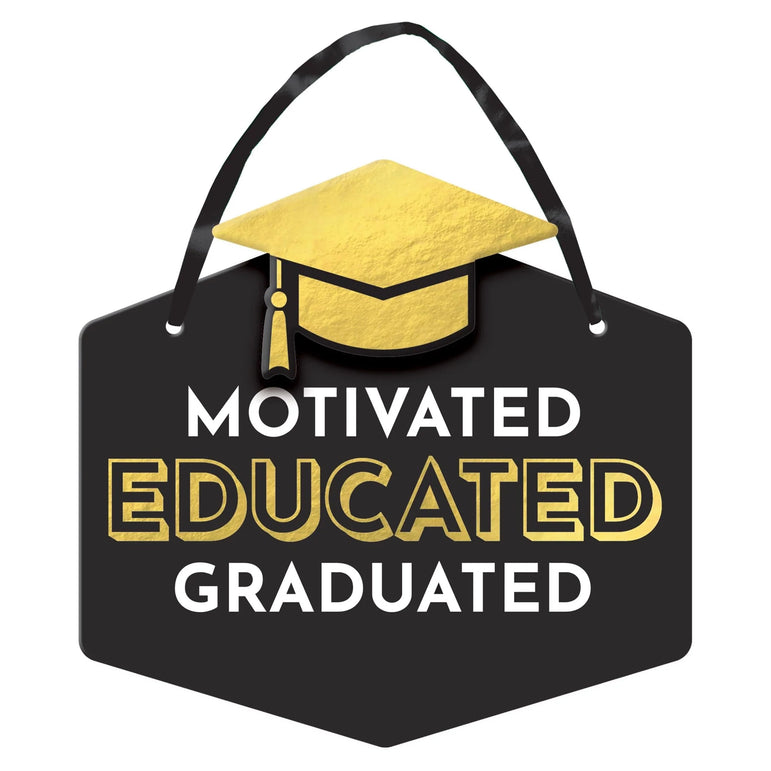 Grad Mini Message Sign Decoration