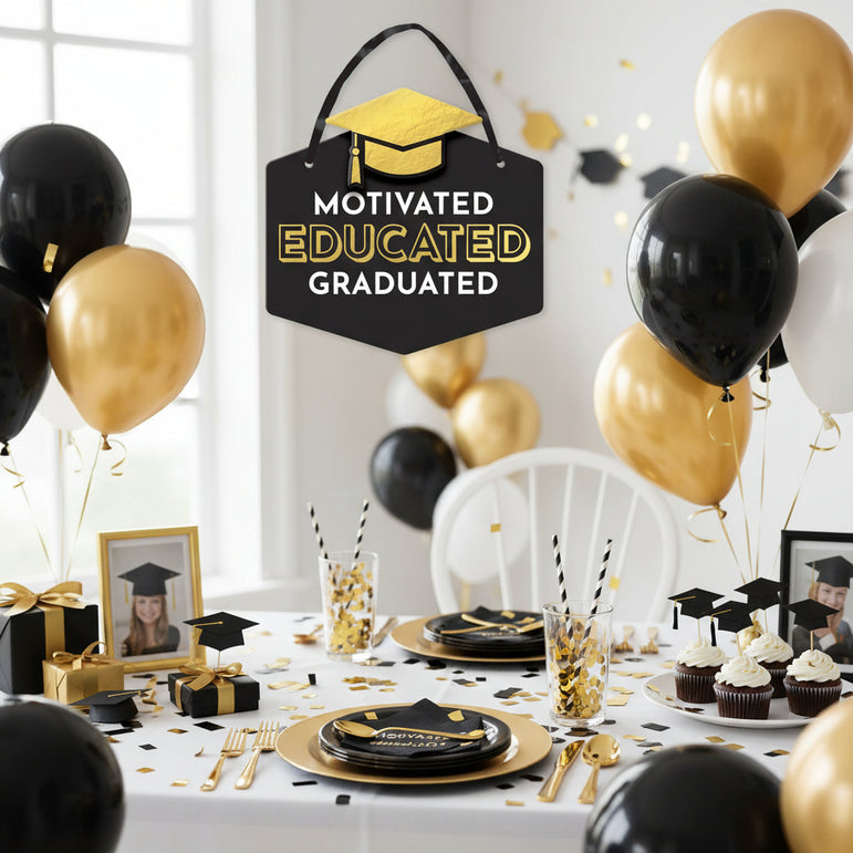 Grad Mini Message Sign Decoration