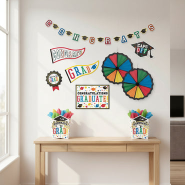 Grad Multicolor Room Decorating Kit Decoration