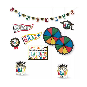 Grad Multicolor Room Decorating Kit Decoration